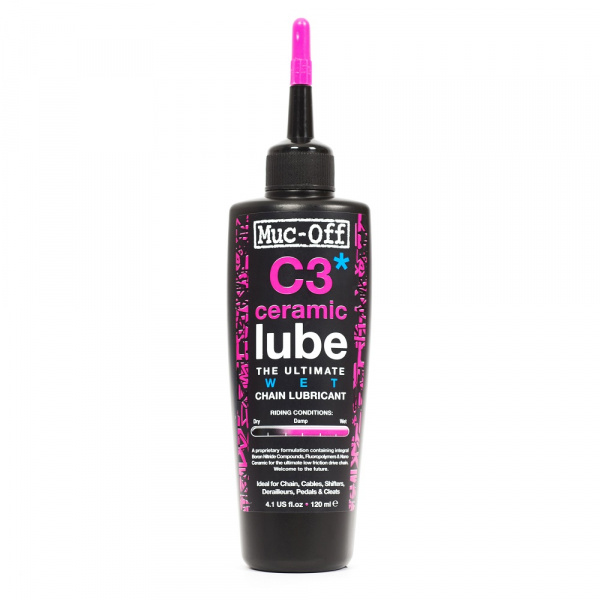 Смазка для цепи MUC-OFF C3 Wet Ceramic Lube 120 мл